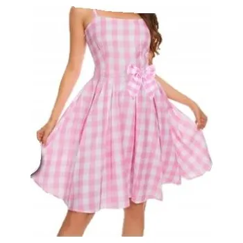 Karnevalový kostým Převlek kostým šaty BARBIE film Margot Robbie 120 cm, 6-7 L