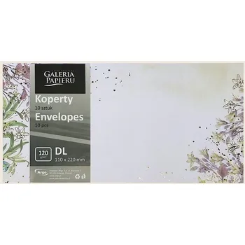 Obálka Obálka DL bez okénka (110 x 220 mm) bílá, 10 ks