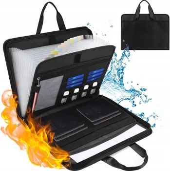 Pořadač na dokumenty A4 harmonika s přihrádkami, organizér