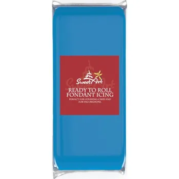 Fondán na dort SweetArt Dark Blue vanilkový (1 kg) ▹