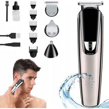 STŘÍHACÍ STROJEK NA VLASY MULTIFUNKČNÍ ZASTŘIHOVAČ VOUSŮ NA TĚLE HOLICÍ STROJEK