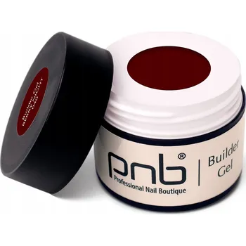 Lak na nehty Stavební Gel na nehty PNB Builder Gel 040 Berry Night 15 ml