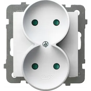Elektrická zásuvka Ospel Elektrická Zásuvka zásuvka bílá