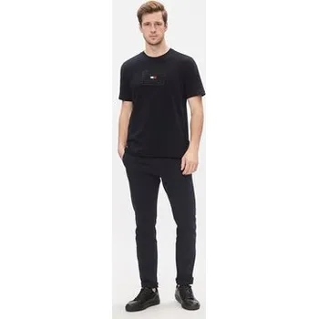 Pánské tričko Tommy Hilfiger T-Shirt Big Graphic S/S Tee MW0MW34204 Tmavomodrá Regular Fit L