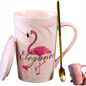 Plameňáci Keramický hrnek pro ženy Maminka Kamarádka Dárky Hrnek