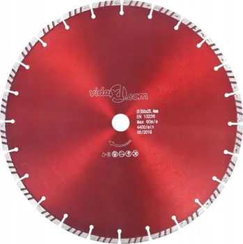 Řezný kotouč VidaXL diamantový kotouč turbo, ocel, 350 mm (143228)
