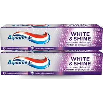 zubní pasta Aquafresh WHITE & SHINE Zubní pasta 2x100 ml