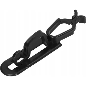 IP kamera Klipy/Úchytky na vánoční světýlka, střecha, okap C6 C7 C9 černé 100 Ks