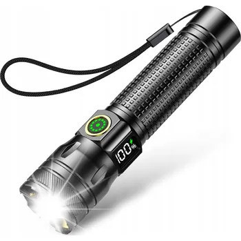 Svítilna AKUMULÁTOROVÁ LED SVÍTILNA 2000 LUMENŮ VELMI SILNÁ 3 REŽIMY S FUNKCÍ ZOOM