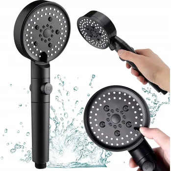 Sprchová hlavice Organizér na drobnosti 2, černý