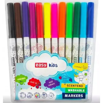 Vonné spirálové Fixy 12 barev EASY