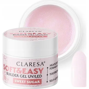 Přípravek na nehty CLARESA stavební gel Soft&Easy gel Sweet Sugar