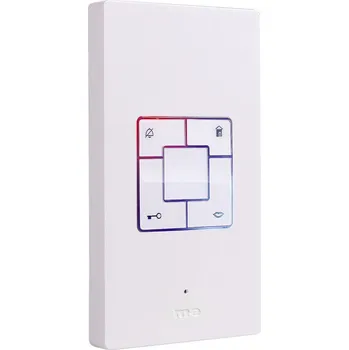 Domovní zvonek m-e modern-electronics kabelový domovní telefon vnitřní jednotka, bílá, Vistus AD 400