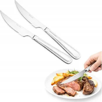 Kuchyňský nůž Nože na steaky ocelové 23 cm, sada 2 ks