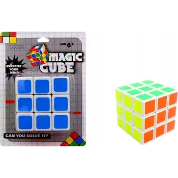 Hlavolam Rubikova kostka 3X3X3 BAREVNÁ EDUKAČNÍ HRAČKA PRO DĚTI I DOSPĚLÉ
