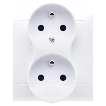 Elektrická zásuvka Elektrická Zásuvka zásuvka Kontakt-simon bílá