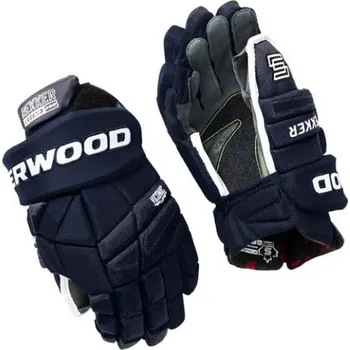 Hokejové rukavice Sherwood Rekker Legend Pro JR tmavě modré/bílé 11"