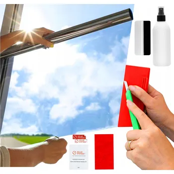 Stínítko do auta Fólie Termoizolační Protisluneční 152 x 400 cm Venkovní okenní fólie na okno