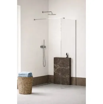kielle Meara - Sprchová stěna Walk-In 100x200 cm, chrom/čiré sklo 20726WI1000