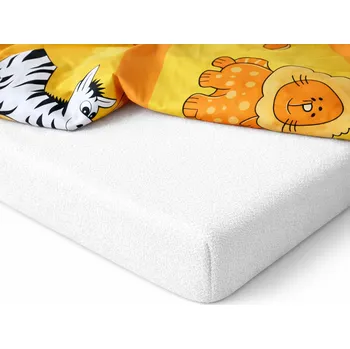 Prostěradlo Bílé froté prostěradlo do školky Rozměr:: 60 x 120 cm