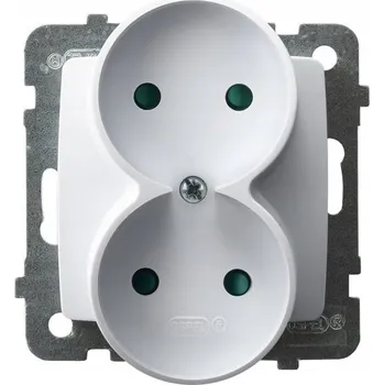 Elektrická zásuvka Ospel Elektrická Zásuvka zásuvka bílá
