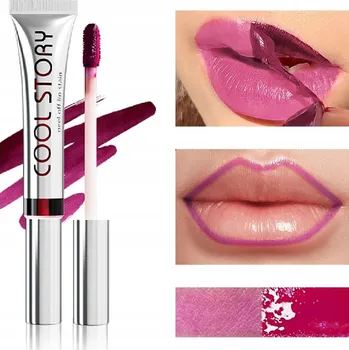 Rtěnka TINT Rtěnka tetování na rty Peel Off Zvětšení rtů Konturovací tužka Plná růžová 130