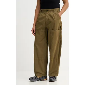 Pánské kalhoty Bavlněné kalhoty C.P. Company 19CMPA065A110324G zelená 91X, vel. 50