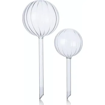 Zavlažovač Skleněné zavlažovací koule pro rostliny, 2 ks