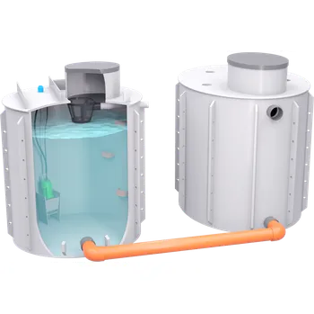 nádrž Plastino Sestava nádrž na vodu k obetonování 30m3