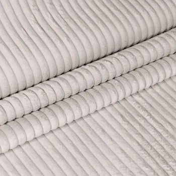 Čalounická Látka 0,5M Bílá Potahová Látka Hrubý Manšestr Měkká