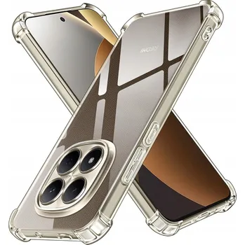 Pouzdro na mobilní telefon Techsuit - nárazuvzdorný čirý silikon - Xiaomi Redmi Note 15 Pro+ 5G / Poco M8 Pro 5G - čirá