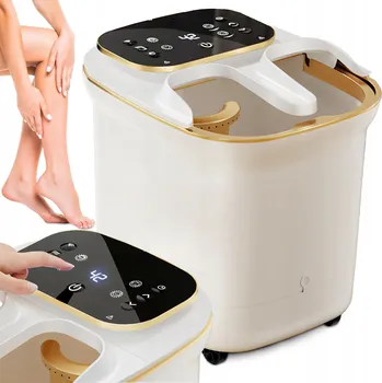 Masážní přístroj Masážní Přístroj na nohy Retoo vodní vyhřívaný 500 W LCD béžový