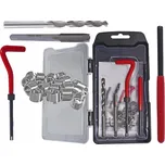 GEKO Sada na opravu závitů M8x1,25 mm – systém vložek Helicoil (30 ks)