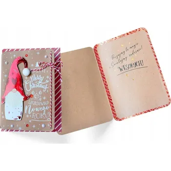 Obraz Vánoční přání 11,7 x 16,6 cm