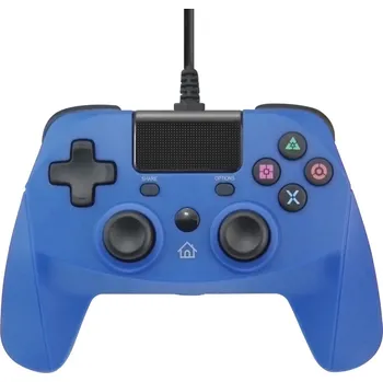 Gamepad PS4 drátový ovladač - Modrý, nový