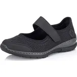 Dámská Dámské baleríny RIEKER L32B5-00 černá S6 L32B5-00 BLACK F/S6 41