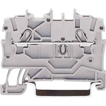 WAGO 2000-1201 průchodková svorka 3.50 mm pružinová svorka osazení: L šedá 1 ks