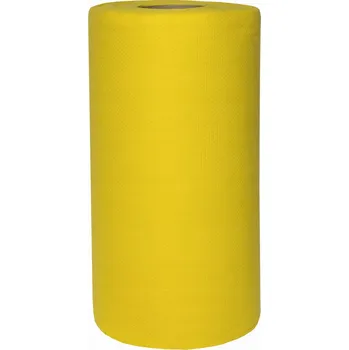 Utěrka Čisticí Utěrka netkaná textilie v roli CLEAN-MAX žlutá