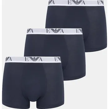 Boxerky Boxerky Emporio Armani Underwear 3-pack EM000259.AF14131 námořnická modř 59X, vel. XL