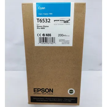 Inkoust Epson T6532 C13T653200 modrý (cyan)