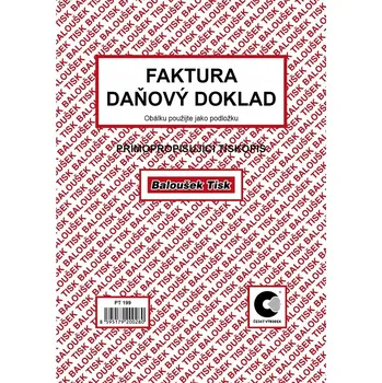 Baloušek Doklad - daňový doklad A5 NCR PT199