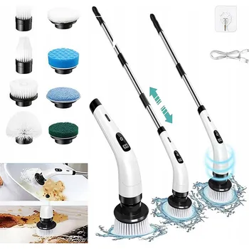 BEZDRÁTOVÝ ELEKTRICKÝ ROTAČNÍ ČISTICÍ KARTÁČ MOP