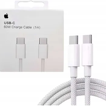 Datový kabel Kabel Apple USB typ C - USB typ C 1 m bílý