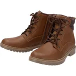 esmara® Pánská kožená kotníková obuv (hnědá, 43)