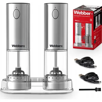 Kuchyňský mlýnek Elektrický mlýnek KIK plast 60 g stříbrný