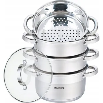 Hrnec Sada hrnců napařovacích hrnců KLAUSBERG KB-7137 18cm 5dílná
