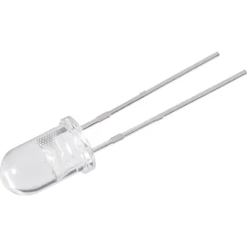 Dioda Everlight Opto 393UYD/S530-A3 LED s vývody žlutá kulatý 8 mm 125 mcd 60 ° 20 mA 2 V