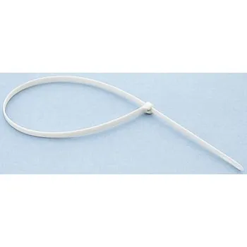 Stahovací páska Kabelová vázací páska Nerozpojitelné 7TAG009570R0004 TY25MFR 186mm 4.7 mm Bílá Nylon 66 Thomas a Betts