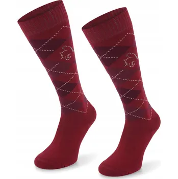 Dámské ponožky Ponožky pro jízdu na koni, jezdecké podkolenky s kosočtverci COMODO, velikost 39-42