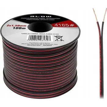 elektrický kabel Reproduktorový kabel mPartner CCA 2 x 1,5 mm2, 1 m